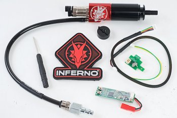 Wolverine Airsoft HPA Systems GEN 2 INFERNO AK Cylinder with Premium Edition for Version 3 AK Gearbox